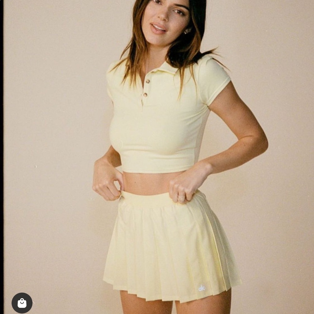 Alo Choice polo and Vaesity tennis skirt set